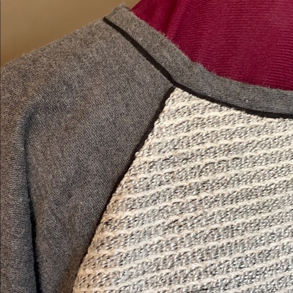 Lands’ End Grey Cotton Sweater (Size 1x) - Picture 6 of 13